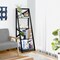 2 Pcs 4-Tier Ladder Shelf Bookshelf Bookcase Storage Display Leaning Home Office